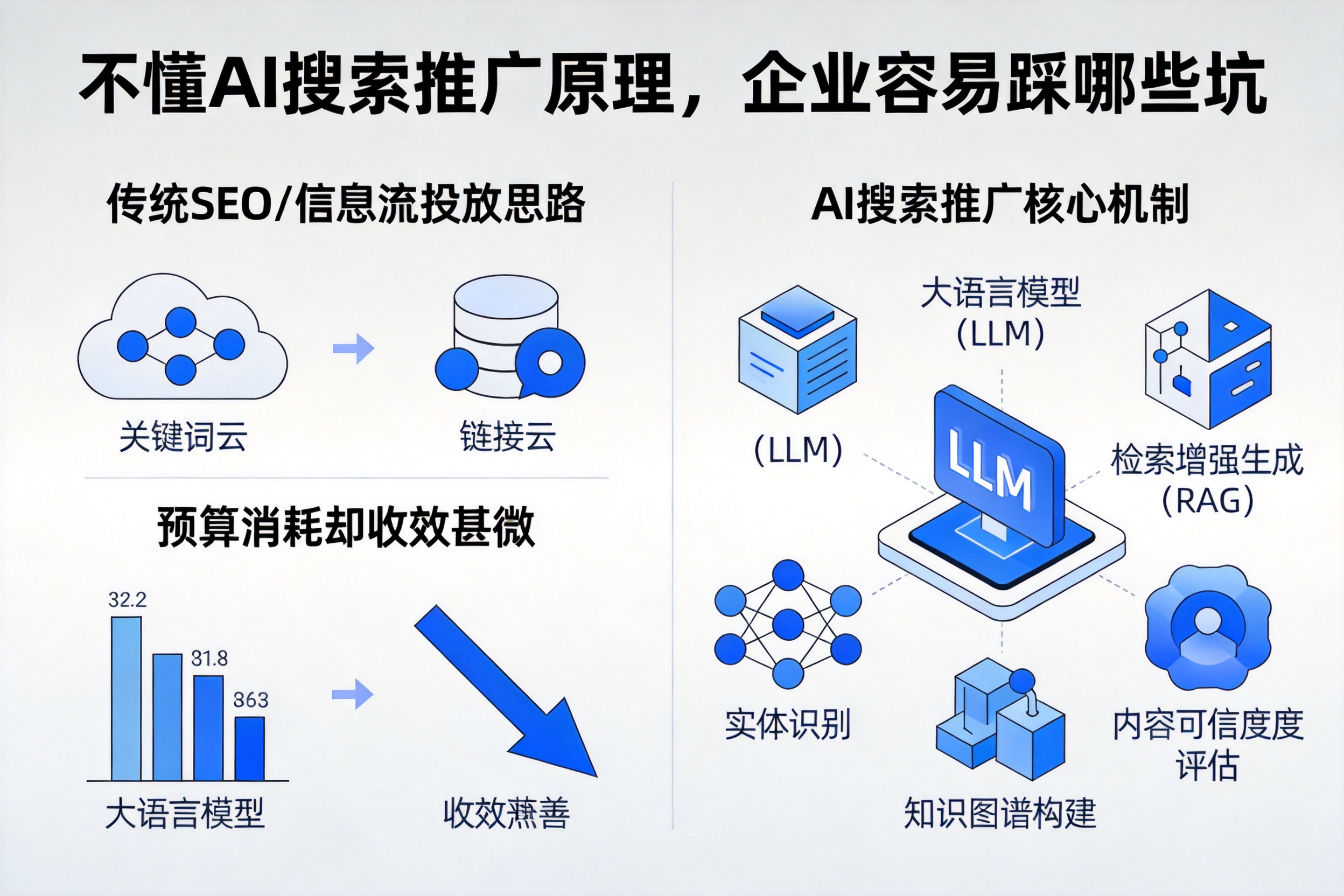 不懂AI搜索推广原理，牟定企业容易踩哪些坑